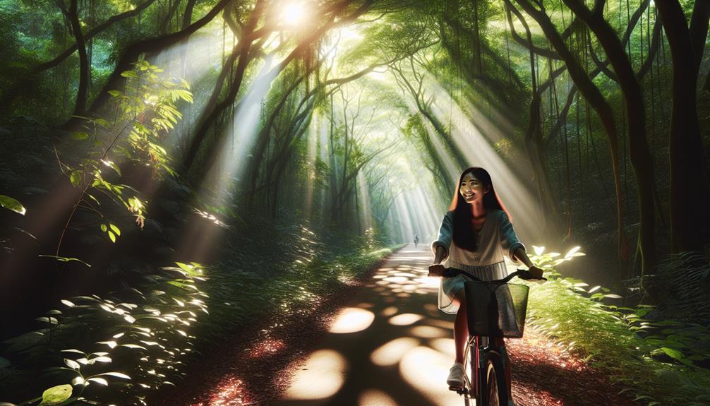 Biking for Calm The Benefits of Cycling in Nature