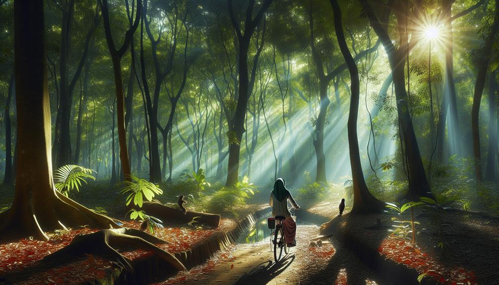 Biking for Calm The Benefits of Cycling in Nature
